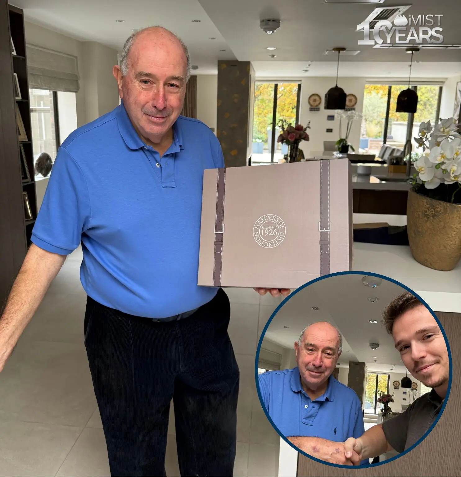 Michael Claiming his Free Service as part of iMist's 10th Birthday