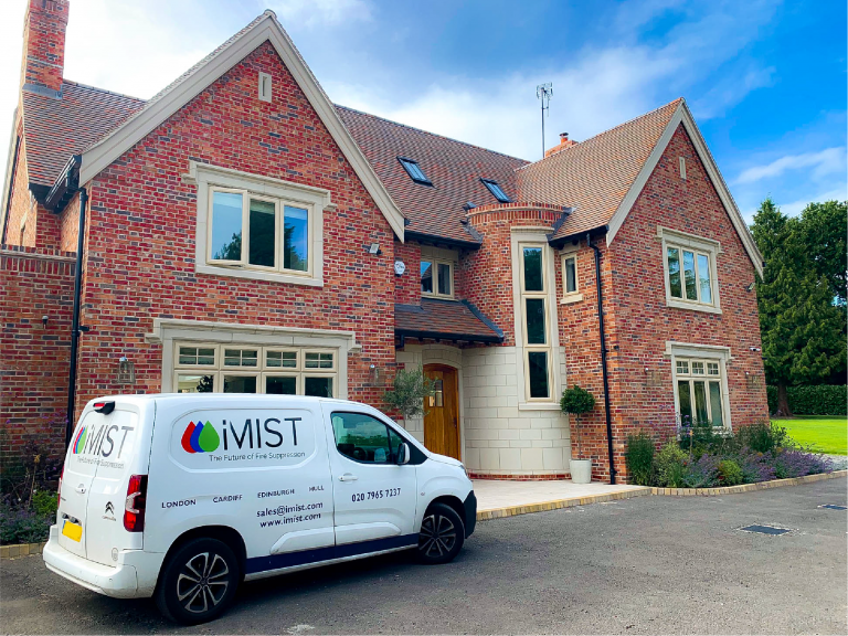 iMist installed a fire suppression system in a family home in Birmingham imist servicing