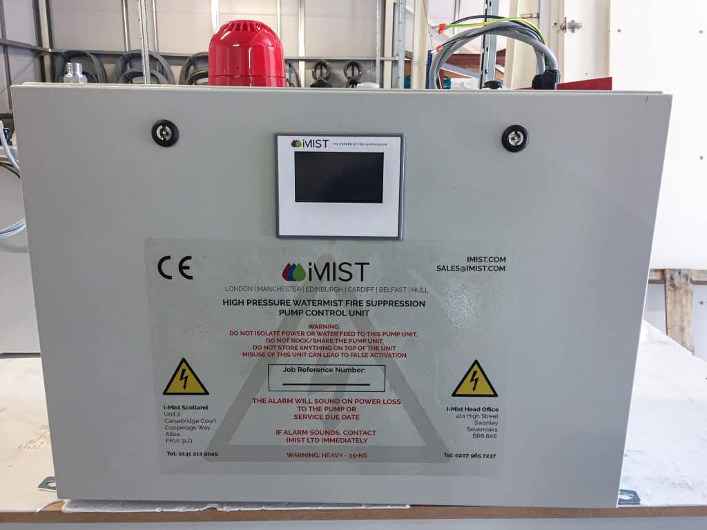 iMist residential pump front on from the factory